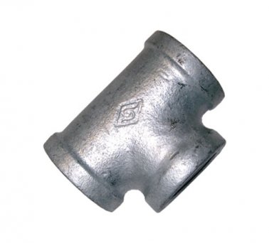TEE 65MM (2-1/2") FBSP GALV MAL