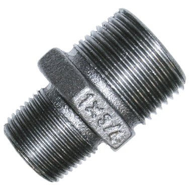 HEX NIPPLE RED 15MM (1/2") X 8MM (1/4") MALE BSP GALV MAL
