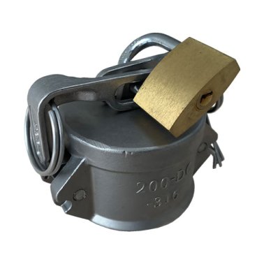 aardappel Verliefd Gespierd Stainless steel lockable dust cap