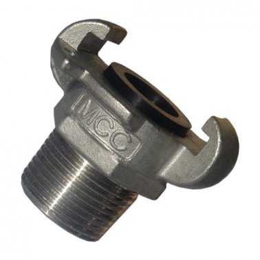 COUPLING MCC 20MM (3/4") MALE BSPT S TYPE SS316