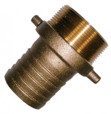 COUPLING 32MM (1 1/4") BSP MALE BRASS PIN LUG