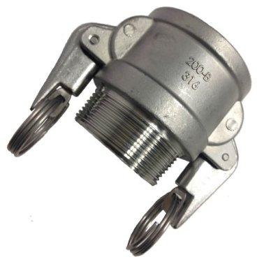 CAMLOCK 100MM (4") BSP PULL LOCK STAINLESS STEEL TYPE B