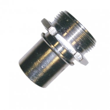 SMOOTH TAIL COUPLING 32MM (1 1/4") MALE BSPP DIN 2817 STAINL