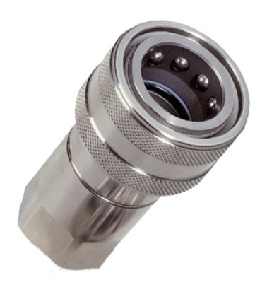 HNV SERIES (ISO-B) COUPLER 10MM BODY X (3/8") FBSPP SS316