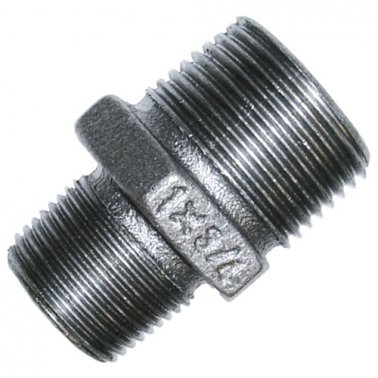 HEX NIPPLE RED 25MM (1") X 20MM (3/4") MALE BSP GALV MAL