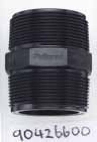 NIPPLE 50MM (2") X 20MM (3/4") MBSP POLYPROPYLENE