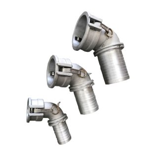 COUPLING 50MM (2") TYPE BC 68 DEG AL M/BARB H/TAIL