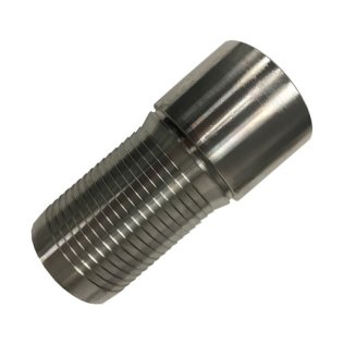 KC CRIMP NIPPLE 32MM (1 1/4") PLAIN END SS316