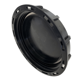 IBC CAP DN150 MM PP BLACK SOLID