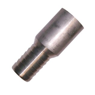 KC NIPPLE 25MM (1") PLAIN END STAINLESS STEEL 316