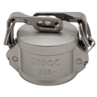 Stainless steel lockable dust cap