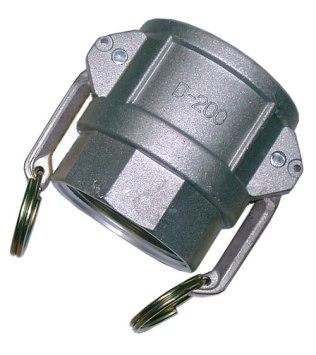 CAMLOCK 200MM (8") BSP ALUMINIUM TYPE D