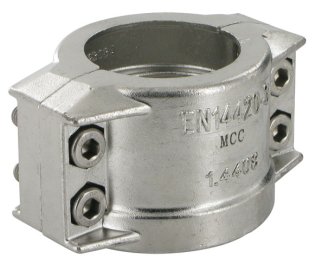 CLAMP 25MM X 6MM DIN 2817 STAINLESS STEEL SUITS OD 36 -39