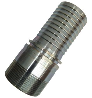 CRIMP STEM 80MM (3") NPT MALE ANSI B1.20.1 CARBON STEEL 20 B