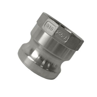 CAMLOCK 32MM (1 1/4") BSP STAINLESS STEEL TYPE A