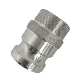 CAMLOCK 25MM (1") BSP STAINLESS STEEL TYPE F