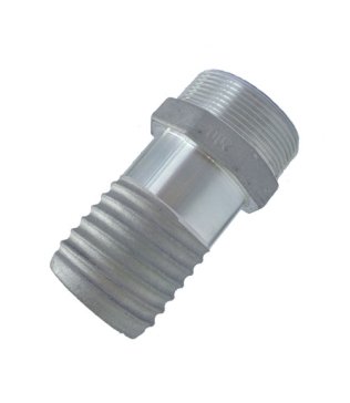 COUPLING 25MM (1") BSP MALE ALUMINIUM SPIRAL COMPOSITE HOSE