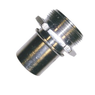SMOOTH TAIL COUPLING 32MM (1 1/4") MALE BSPP DIN 2817 STAINL