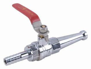 BALL VALVE NOZZLE 15MM (1/2") BRASS