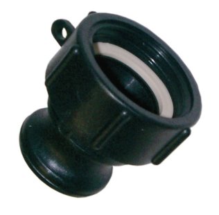 IBC 60MM X 6MM PITCH FEM X 25MM(1")MALE CAM PP