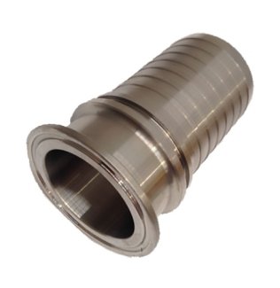 CRIMP STEM 80MM (3") TRI-CLAMP BS 4825 PART:3 STAINLESS STEE