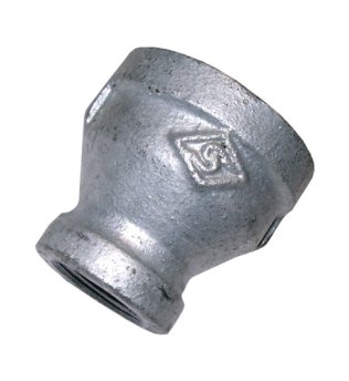 RED SOCKET 50MM (2") X 25MM (1") FBSP GALV MAL