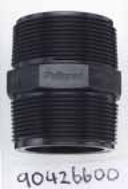 NIPPLE 80MM (3") X 50MM (2") MBSP POLYPROPYLENE