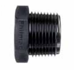 PLUG 15MM (1/2") BSP POLYPROPYLENE