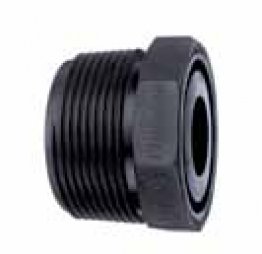 REDUCING BUSH 25MM (1") X 15MM (1/2") BSP POLYPROPYLENE