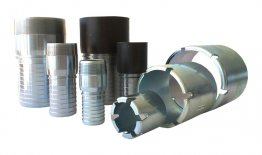 KC CRIMP NIPPLE 100MM (4") BSP STEEL ZP