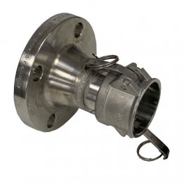 CAMLOCK 100MM (4") FLANGED COUPLER STAINLESS STEEL TYPE LD