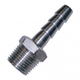 HOSE ADAPTOR 1/2" BSPT X 20MM (3/4") HOSE SS304