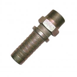 STEAM COUPLING 15MM 1/2" HOSE X 10MM 3/8" NPTM STEM CS ZP