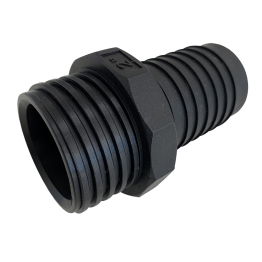 IBC S60MM X 6MM PITCH MALE X HOSETAIL PP