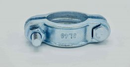 Double Bolt Hose Clamp with Saddle