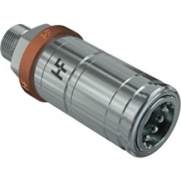 3CFHF SERIES COUPLER 12MM BODY X MALE M22X1.5 BULKHEAD M/S