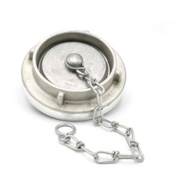 STORZ 90MM BLANK CAP WITH CHAIN AL C/W BLACK SUCT WASHER