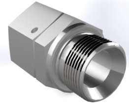 SWIVEL NUT 50MM (2") FBSP X 40MM (1-1/2") MBSP SS316