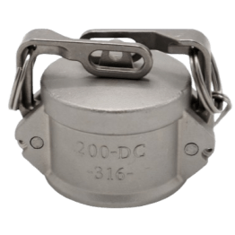 Stainless steel lockable dust cap