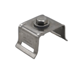 MOUNTING BRACKET SINGLE BOLT FLARED LEG TO SUIT 19.1MM BAND (3/4") STAINLESS STEEL 304