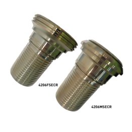 CRIMP STEM 100MM (4") FEMALE SUB FIG 206 CARBON STEEL 27 BAR