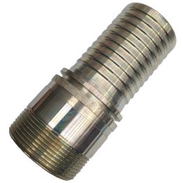 CRIMP STEM 40MM (1 1/2") BSPT MALE BS EN 10226-1 CARBON STEE