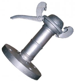 COUPLING 150MM (6") TABLE D MALE STEEL LEVER LOCK BAUER