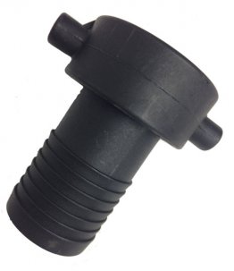 COUPLING 25MM (1") BSP FEMALE POLYPROPYLENE PIN LUG BLACK