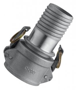 COUPLING 25MM (1") TYPE C ALUMINIUM SPIRAL COMPOSITE HOSE TA