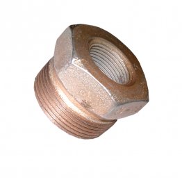 STEAM COUPLING 40MM (1 1/2") FEMALE NPT SPUD CARBON STEEL ZI