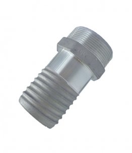 COUPLING 100MM (4") BSP MALE ALUMINIUM SPIRAL COMPOSITE HOSE