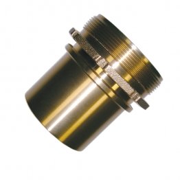 SMOOTH TAIL COUPLING 100MM (4") MALE BSPP DIN 2817 BRASS