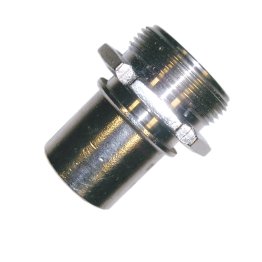 SMOOTH TAIL COUPLING 15MM (1/2") MALE BSPP DIN 2817 STAINLES