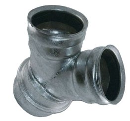 TRAVIS 'Y' PIECE 200MM (8") M TO 2 X 150MM (6") F STEEL ZP